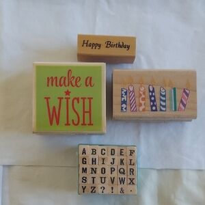 Rubber Stamps - Birthday Theme